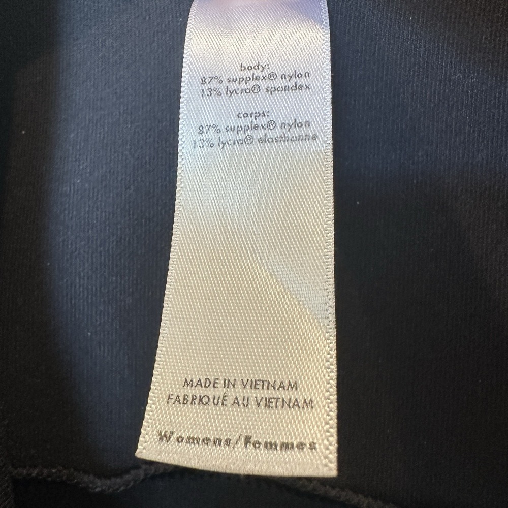 Lucy Athletic Black Jacket Asymmetrical Zipper women's Extra Large - Picture 3 of 8